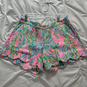 Lilly Pulitzer Buttercup Knit Shorts Unicorn of the Sea